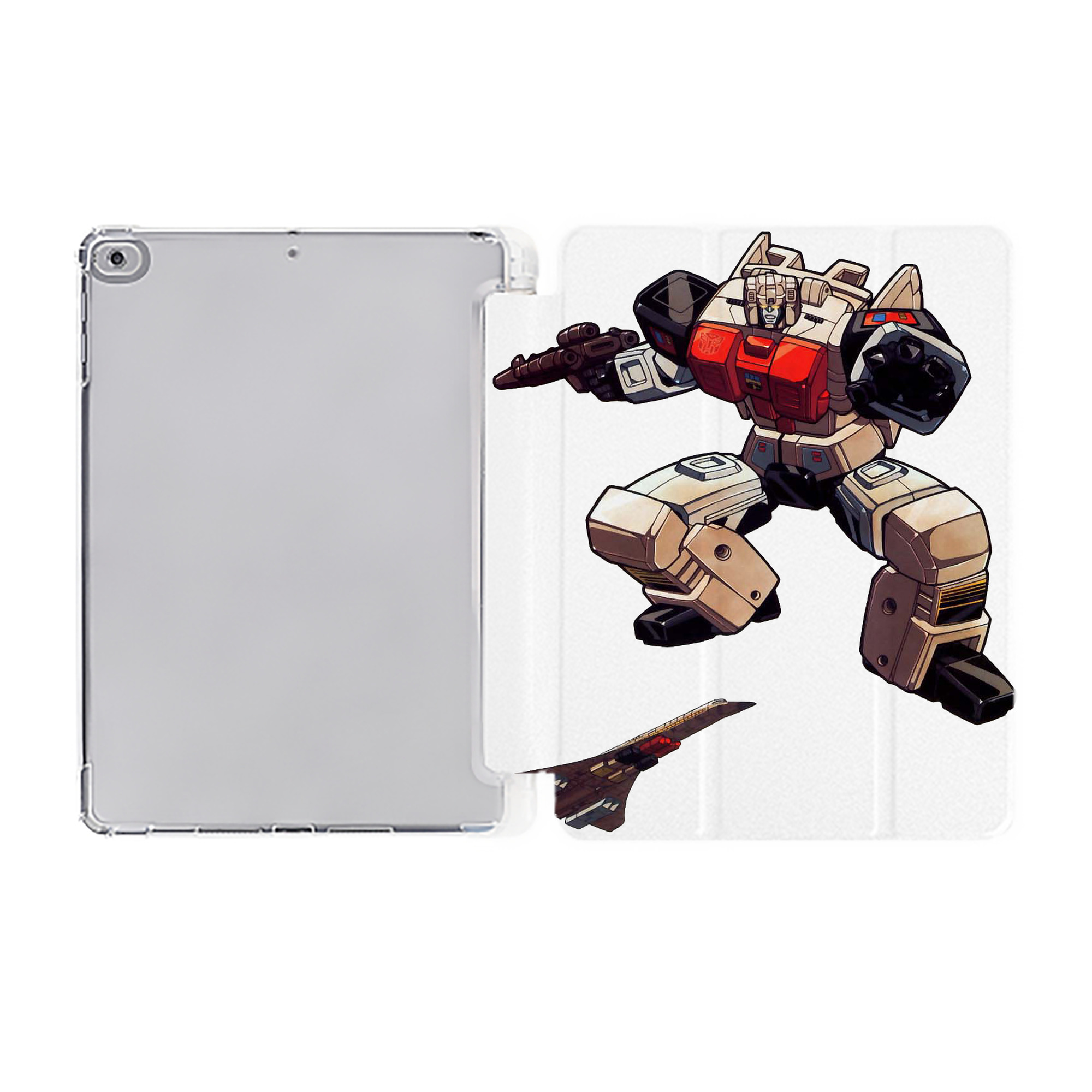 （画像用）  IPad ケース ペン収納付き 三つ折りスタンド PUレザー×シリコン 対応機種9.5/10.5/10.9インチ